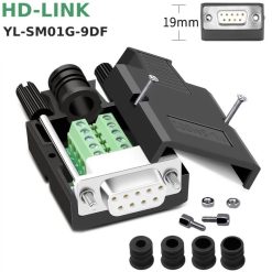 YL-SM01G-9DF Đầu giắc cắm cổng COM không hàn DB9 (4)