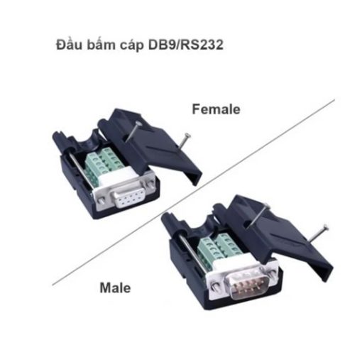 YL-SM01G-9DF Đầu giắc cắm cổng COM không hàn DB9 (5)