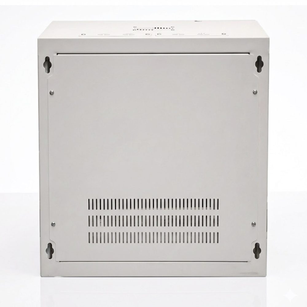 mặt sau tủ rack 12u d600