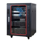 mặt trước Tủ rack 15U Maxtel