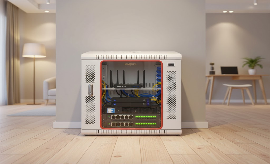 tủ rack 10u treo tường