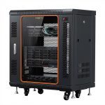 Tủ rack 12U D600 Maxtel dạng đứng màu đen