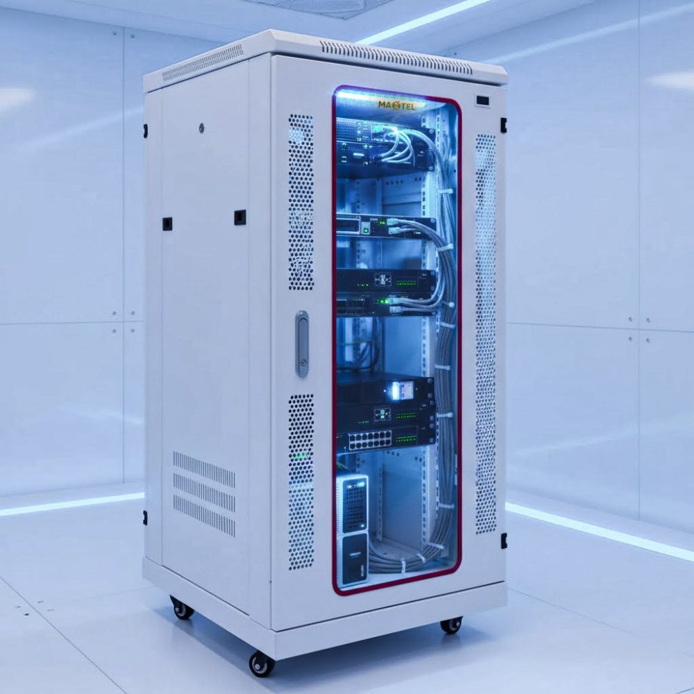 tủ rack 22u Ứng dụng trong trung tâm dữ liệu mini