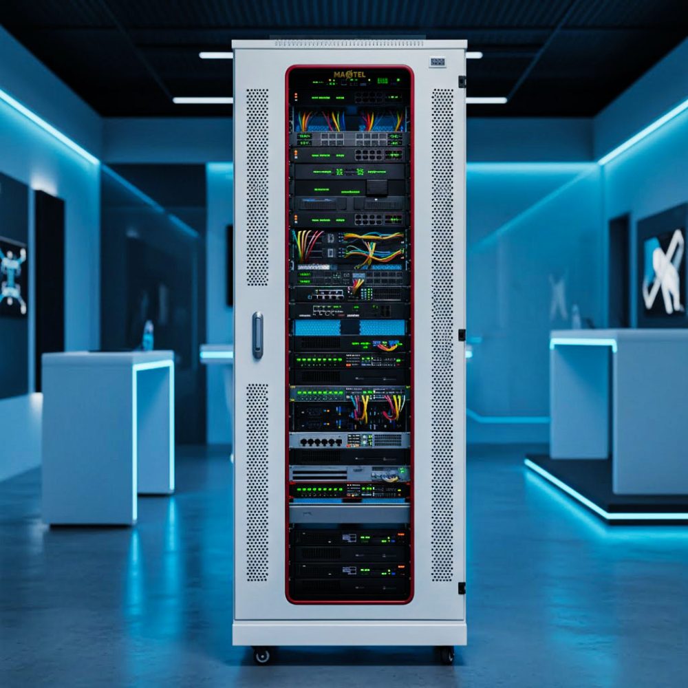 tủ rack 32u Trưng bày trong showroom