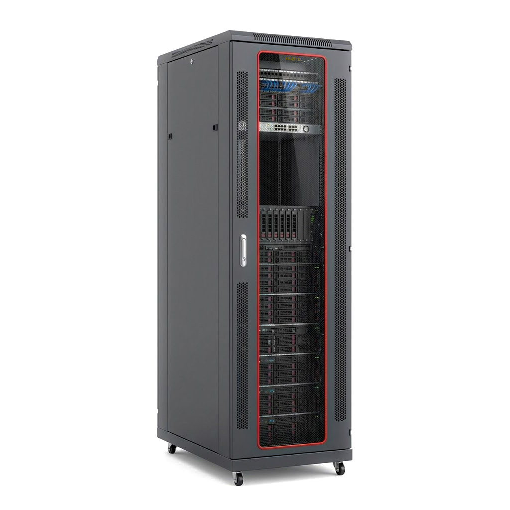 tủ rack 42u màu đen maxtel tủ rack 42u màu đen maxtel