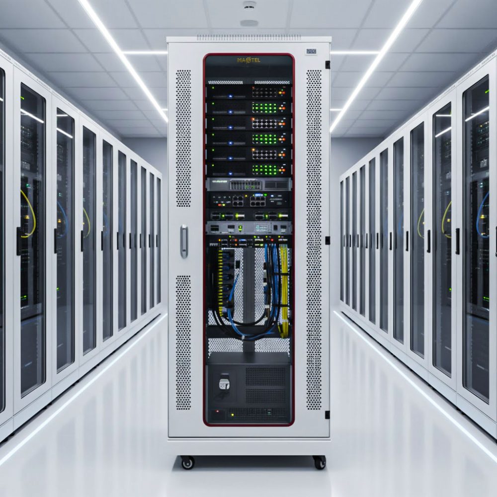 tủ rack maxtel 32u Ứng dụng trong trung tâm dữ liệu