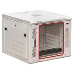 tủ rack treo tường 10u d600 màu trắng