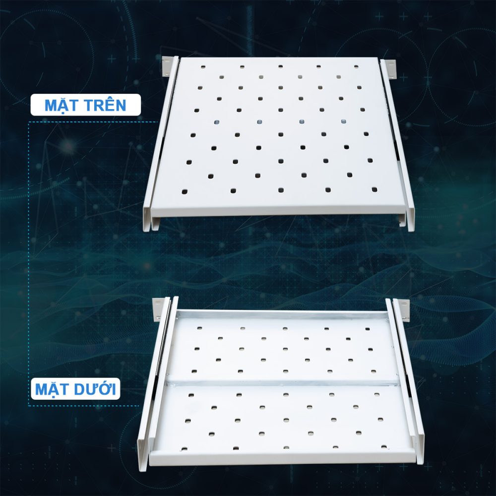 Ảnh chụp chi tiết mặt trên mặt dưới của khay trượt 1UD800