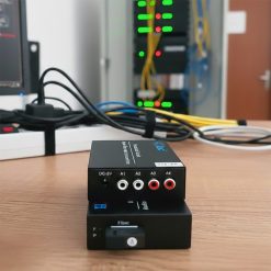 Ảnh thực tế Bộ chuyển đổi Audio sang quang 2 chiều HDtec..