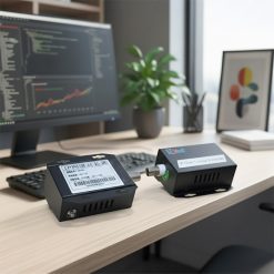 Ảnh thực tế Converter Ethernet HDtec dùng cho camera IP chạy trên cáp đồng trục..