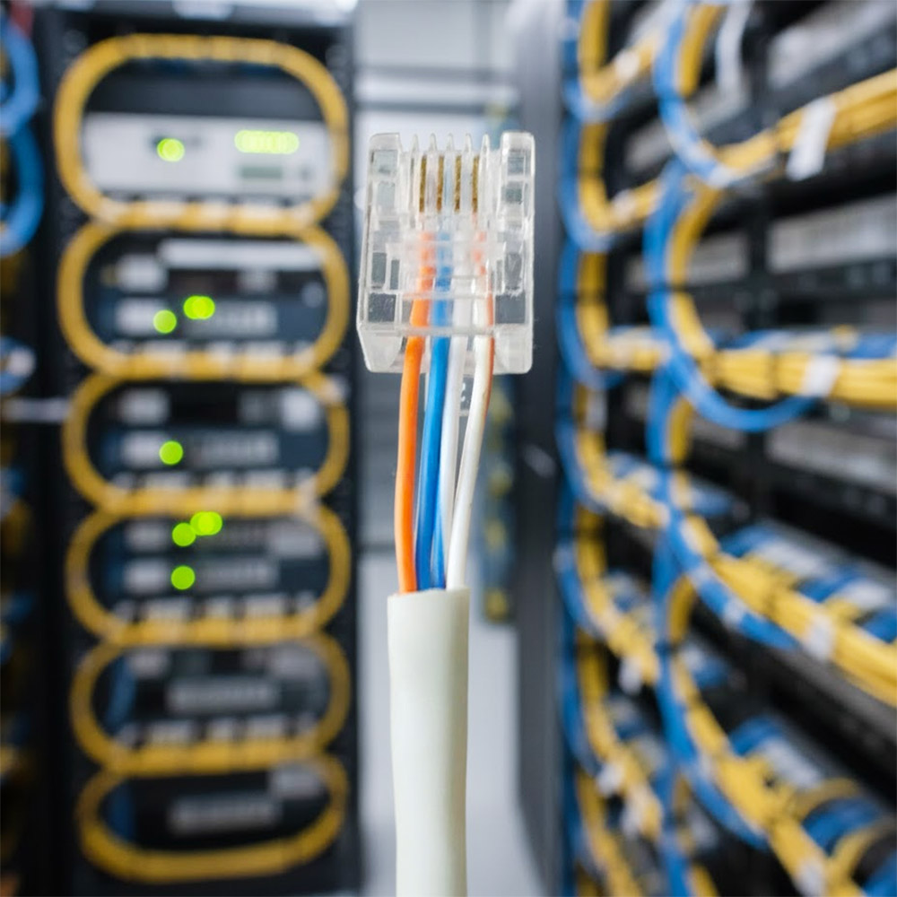 Cáp điện thoại Cat3 UTP Copper 500M HDPRO. đã được bấm đầu