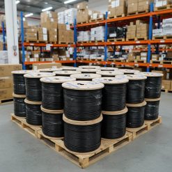 Cáp điện thoại Cat3 UTP ngoài trời 500M HDpro được xếp tại kho