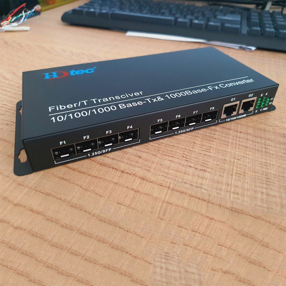 Converter 8 cổng SFP + 2 RJ45 1G HDtec (4)