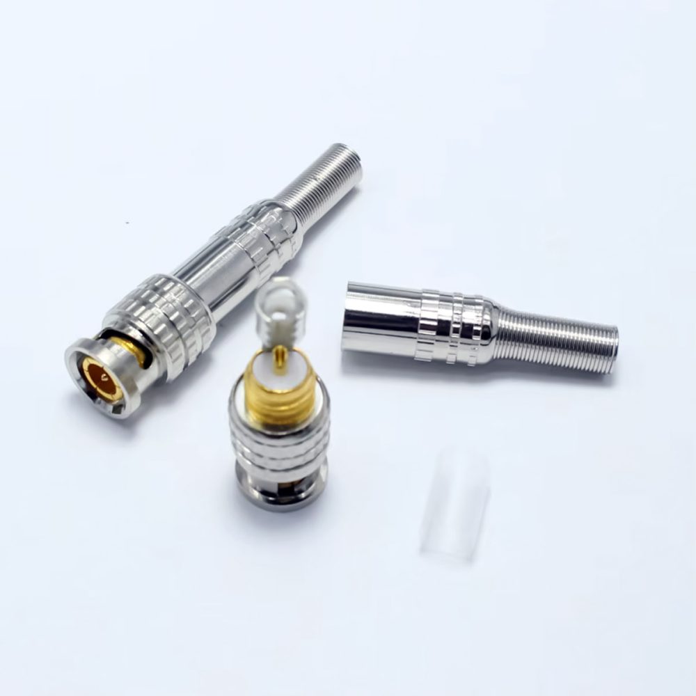 Đầu BNC mạ đồng cho cáp đồng trục RG58, RG59, RG6 B22 (4)