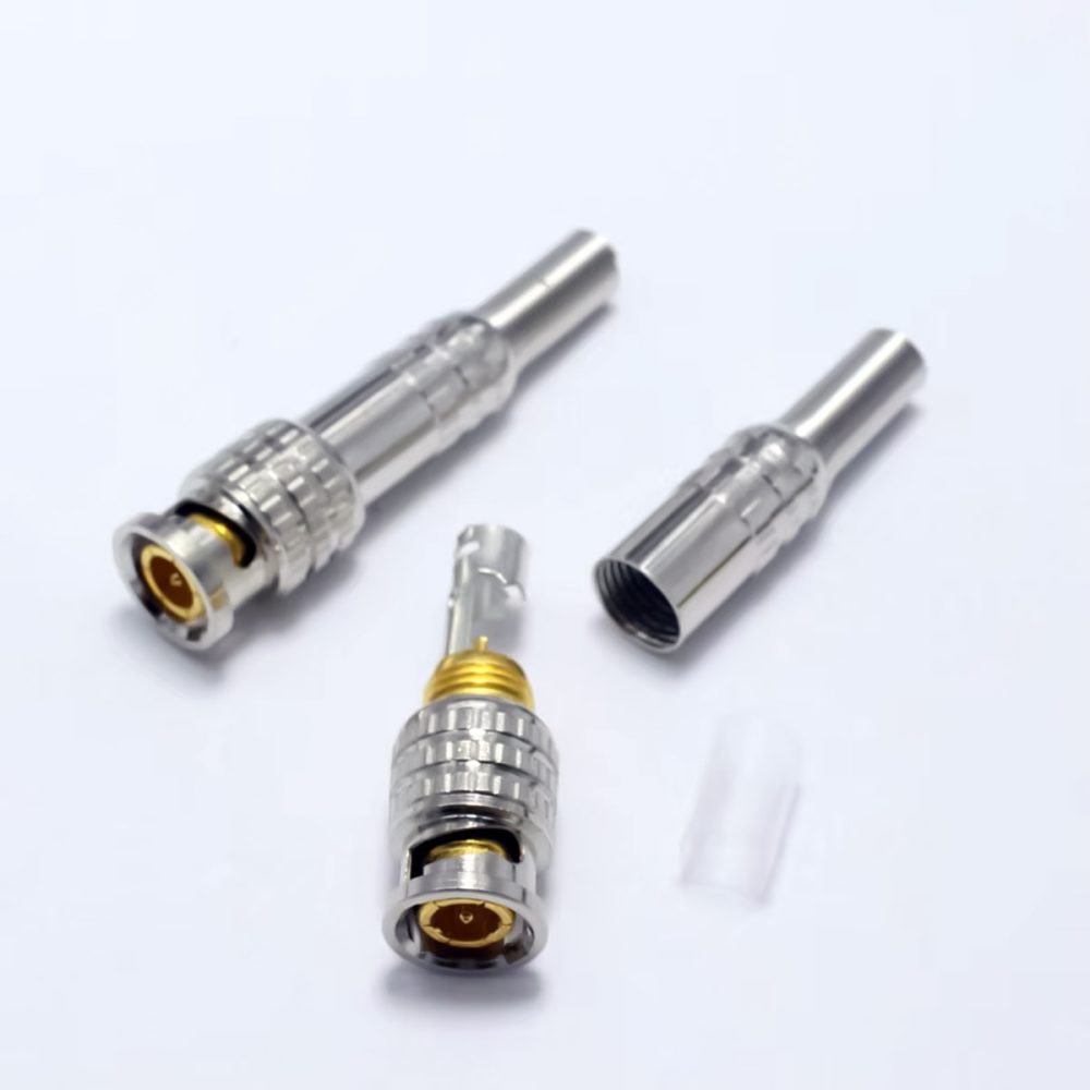 Đầu BNC mạ đồng cho cáp đồng trục RG58, RG59, RG6 B22 (5)