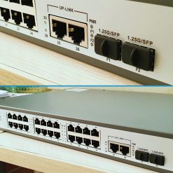 Fiber Network Switch 26 cổng RJ45 1G +2 Slot SFP 1 (2)
