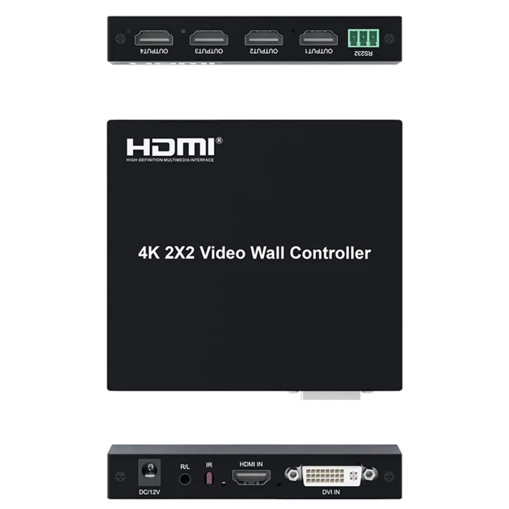 Ghép Màn Hình HDTEC 2x2 Video wall controller (2)
