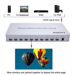 Ghép Màn Hình HDTEC 4K 3x3 Video wall controller (1)