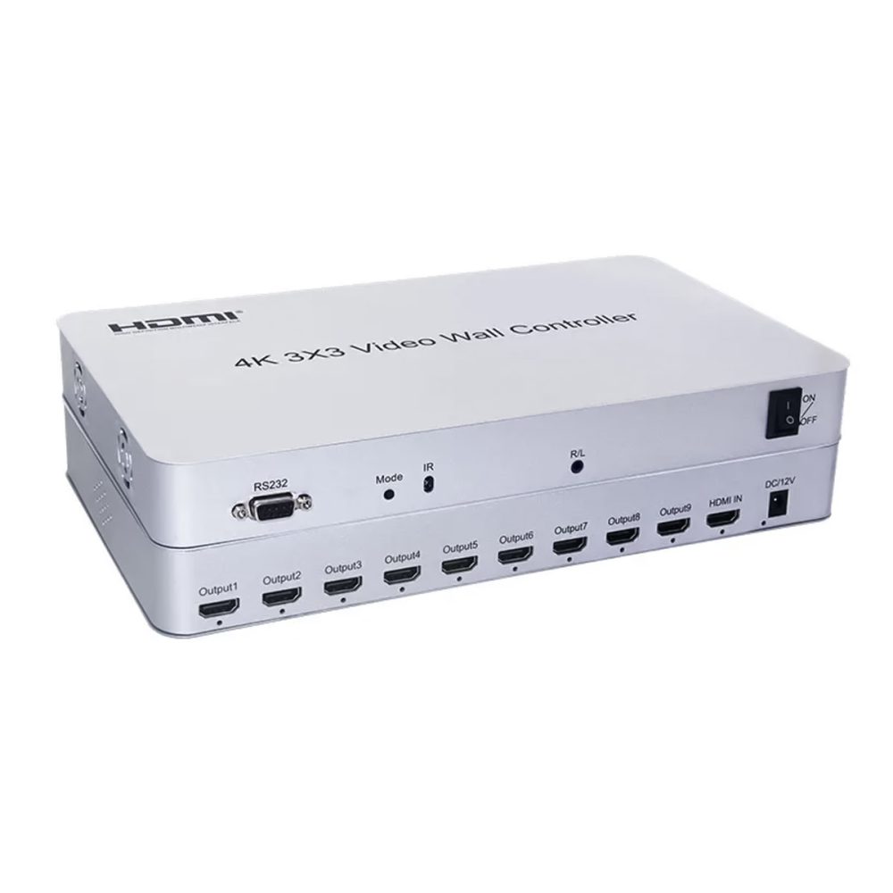 Ghép Màn Hình HDTEC 4K 3x3 Video wall controller (5)