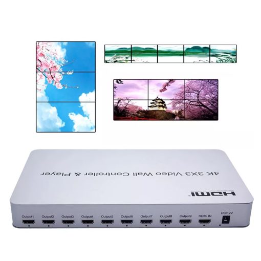 Ghép Màn Hình HDTEC 4K 3x3 Video wall controller (6)