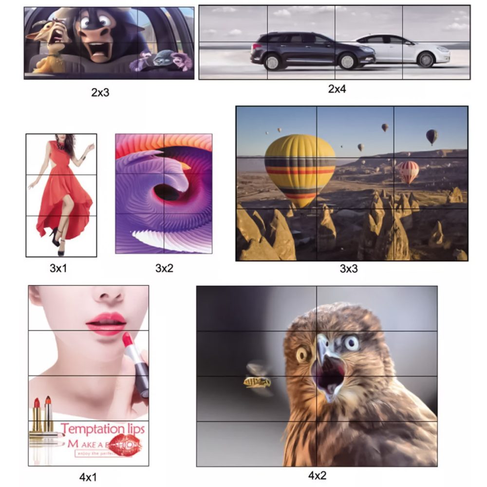 Ghép Màn Hình HDTEC 4K 3x3 Video wall controller (9)