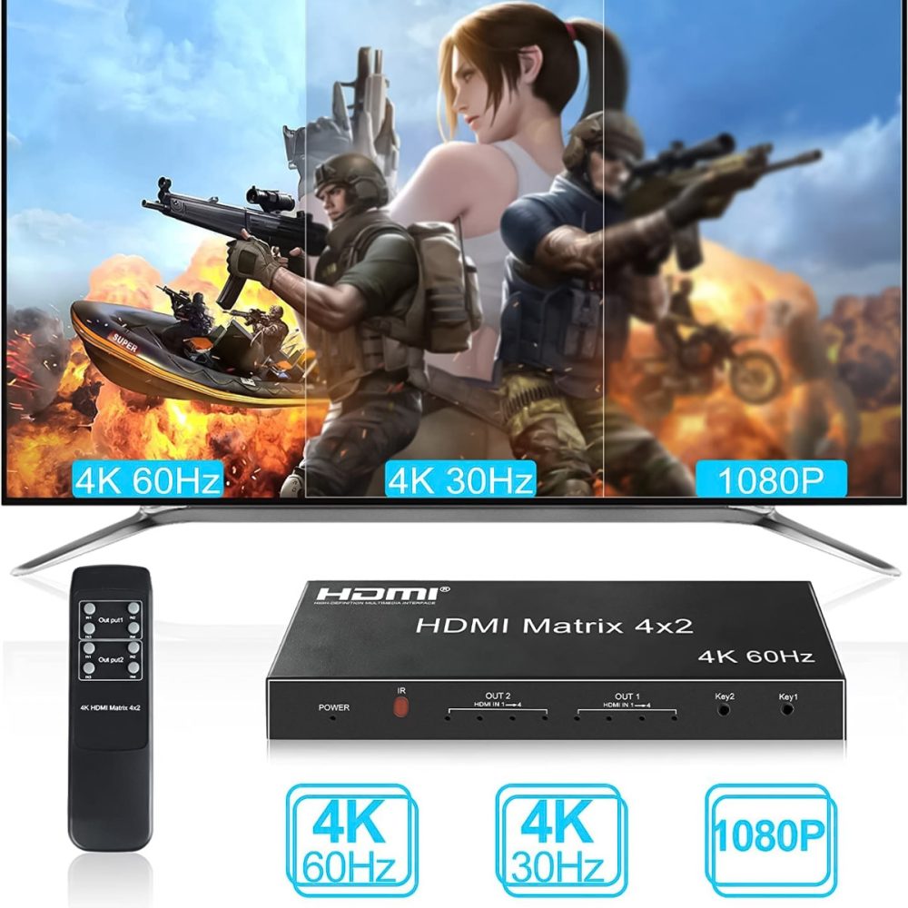 HDMI Matrix HDTEC 4x2 (6)