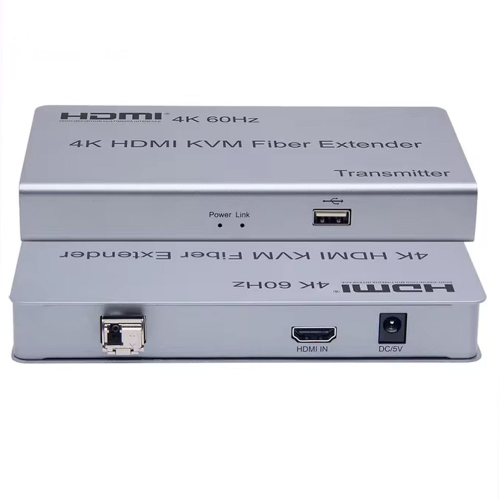 HDTEC HDMI CONVERTER 4K (Kéo dài HDMI + USB bằng Cáp Quang) (5)