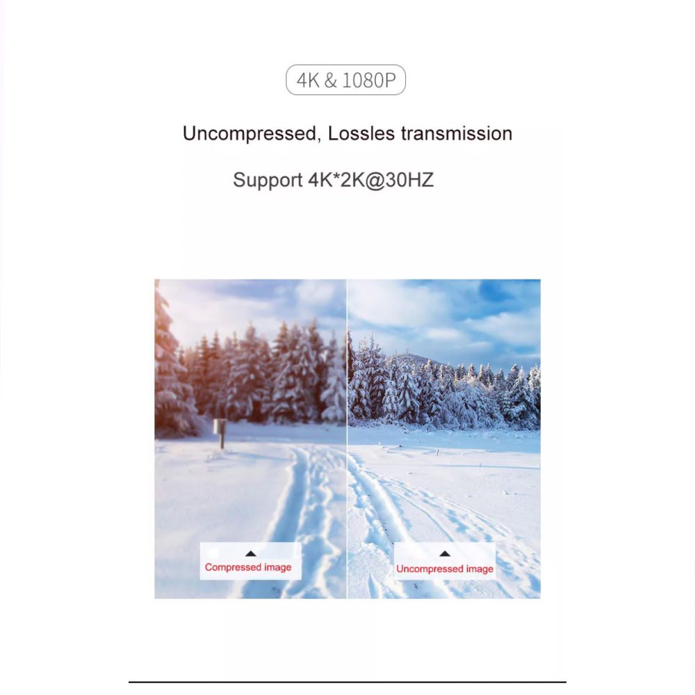 HDTEC HDMI CONVERTER 4K (Kéo dài HDMI bằng Cáp Quang) (5)