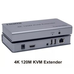 HDTEC HDMI KVM 120M 4K (Có USB, Loop) (Bộ mở rộng HDMI 120m 4K) (1)