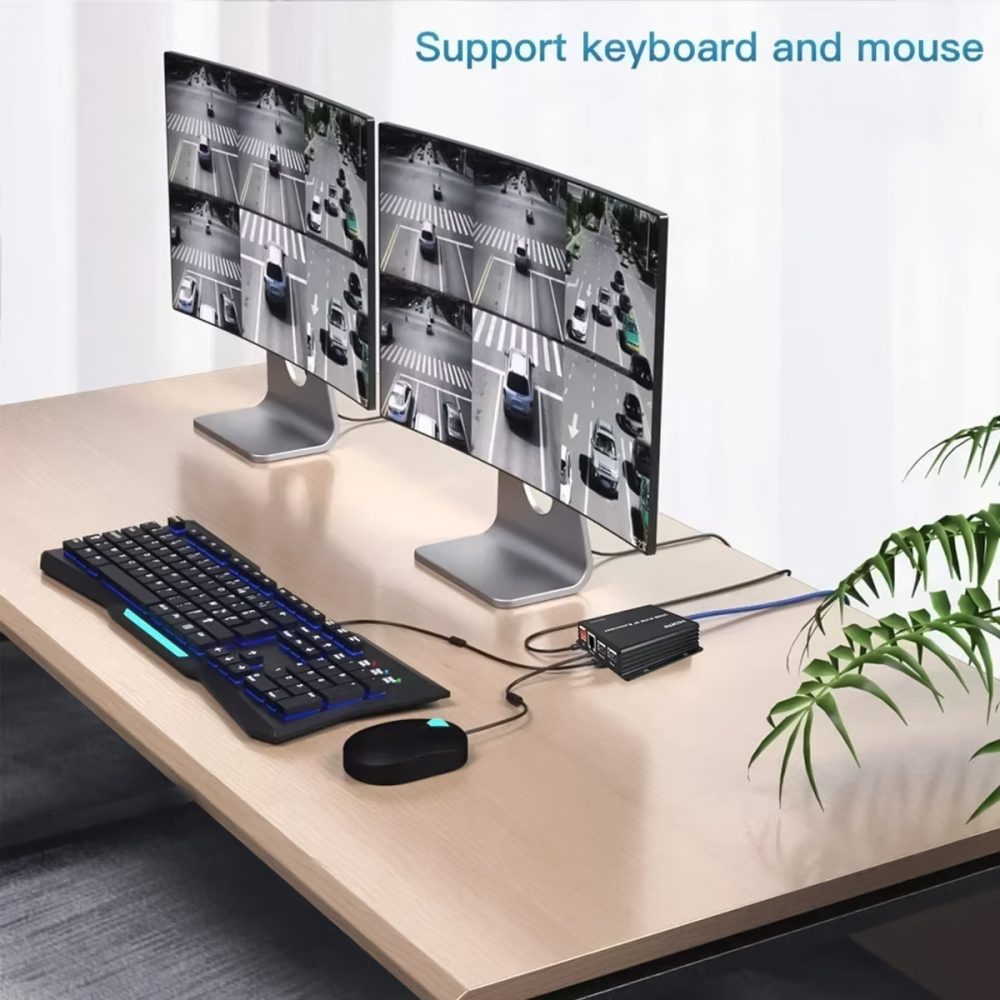 HDTEC HDMI KVM 300M 1080P (Bộ mở rộng HDMI 300m 1080P có chức năng KVM) (4)