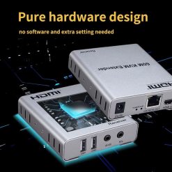 HDTEC HDMI KVM 60M 1080P (Có USB, Audio) (Bộ mở rộng HDMI 4K 60M) (6)