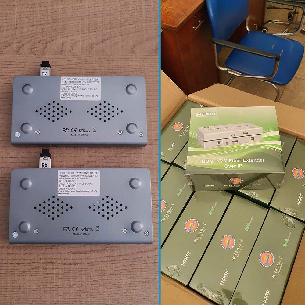 HDTEC HDMI KVM CONVERTER 1080P (Kéo dài HDMI + USB bằng Cáp Quang)___ HDTEC HDMI KVM CONVERTER 1080P (Kéo dài HDMI + USB bằng Cáp Quang)___