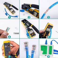 Kềm Bấm Mạng HD-Crim 07 Xuyên Thấu