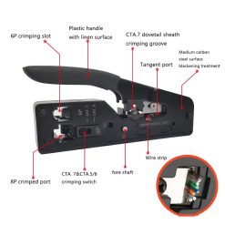 Kềm Bấm Mạng HD-Crim 08 Xuyên thấu AM-718