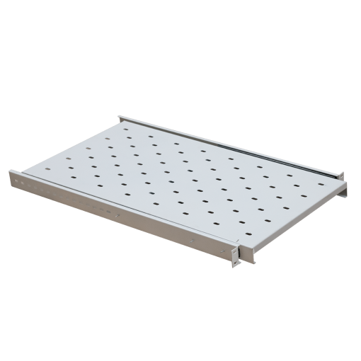 Ảnh chụp chi tiết khay trượt tủ rack 1ud100 Maxtel màu trắng