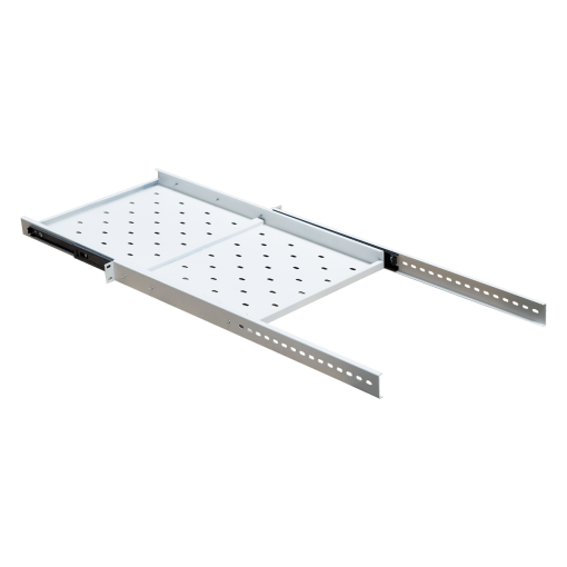 Ảnh chụp khay tủ rack màu trắng 1UD1000 Maxtel