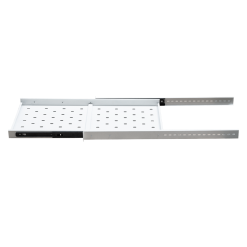 Ảnh chụp chi tiết khay trượt tủ rack 1ud100 Maxtel màu trắng