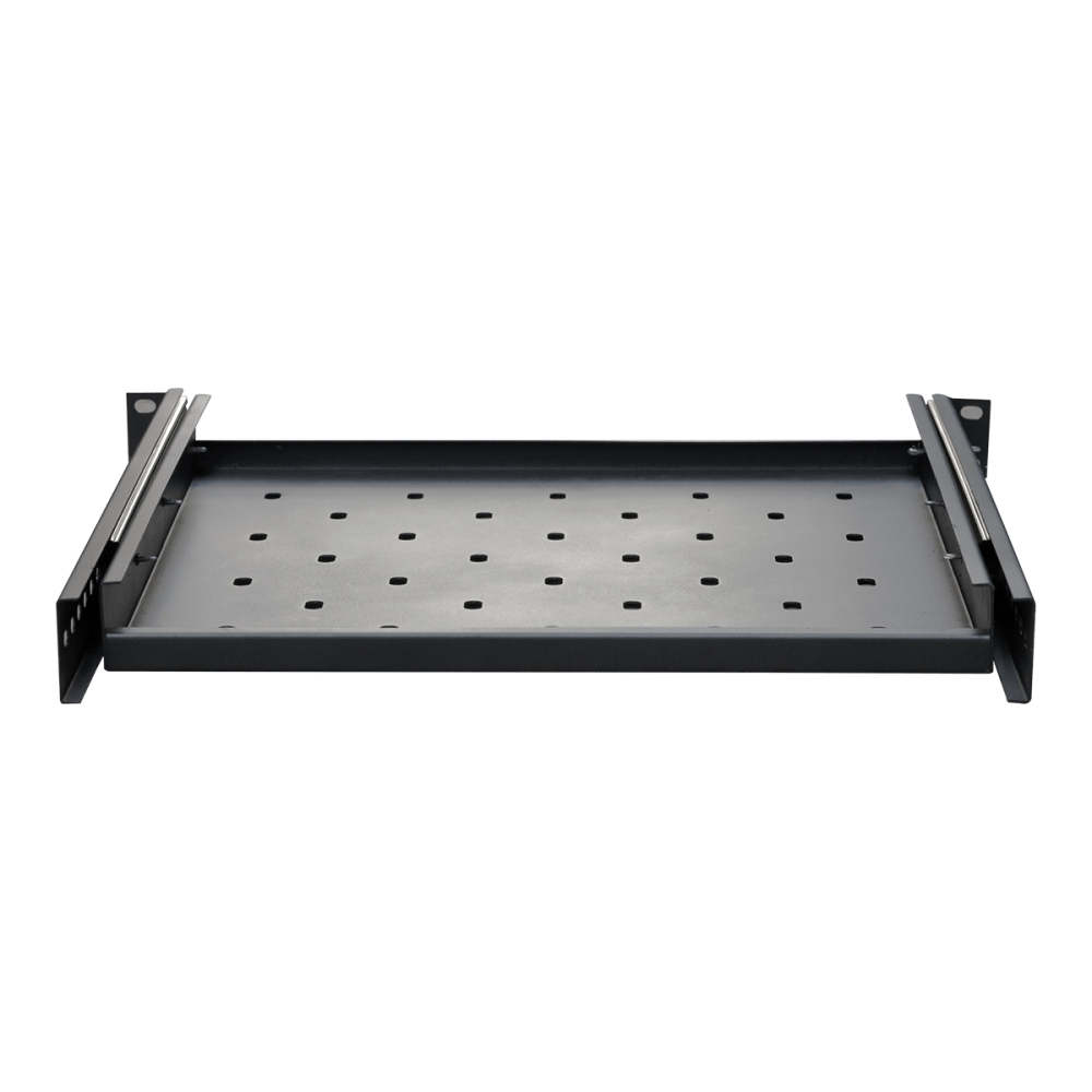 Ảnh chụp khay trượt tủ rack 1uD600 Maxtel màu đen