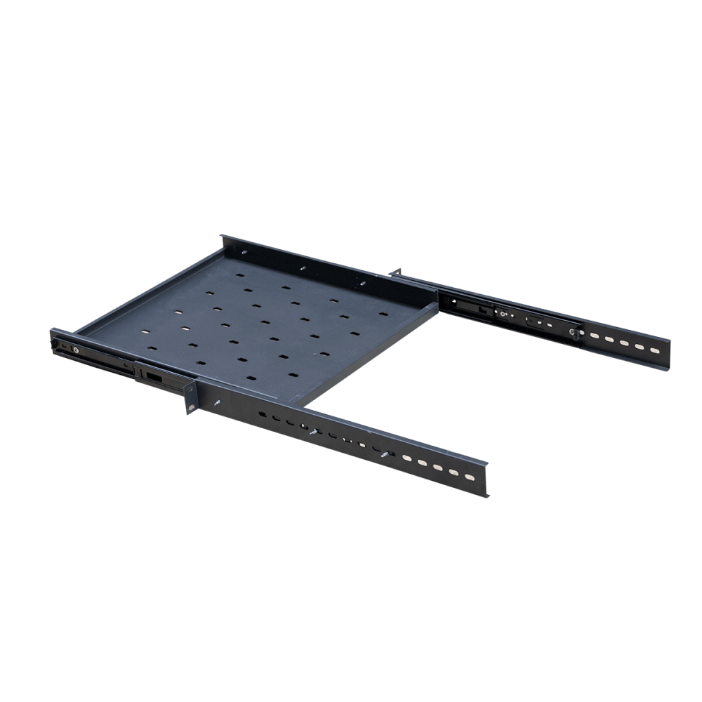 Ảnh chụp khay trượt tủ rack 1uD600 Maxtel màu đen