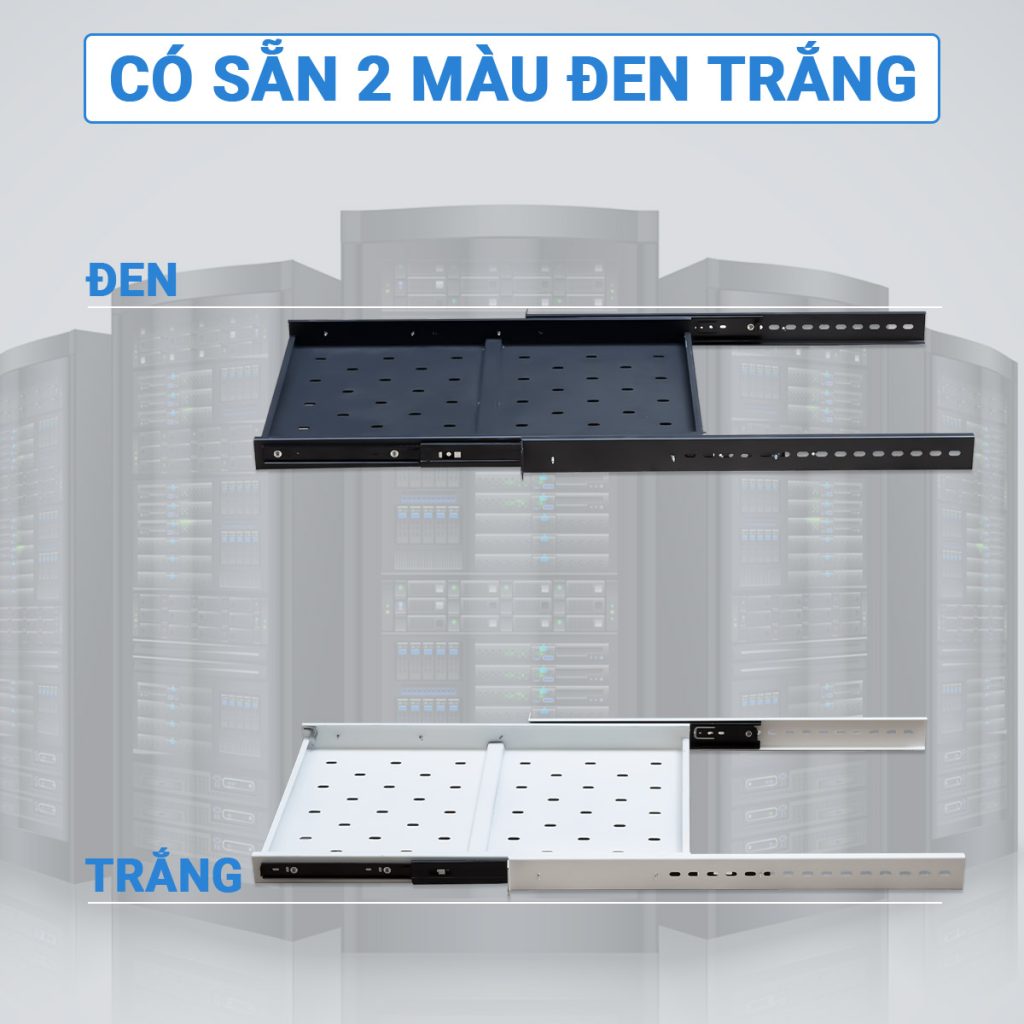 Khay trượt 1UD800 có màu sắc trắng, đen tùy chọn
