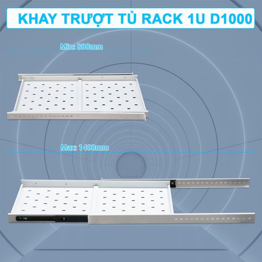 Kích thước Min Max của khay trượt Maxtel 1UD1000