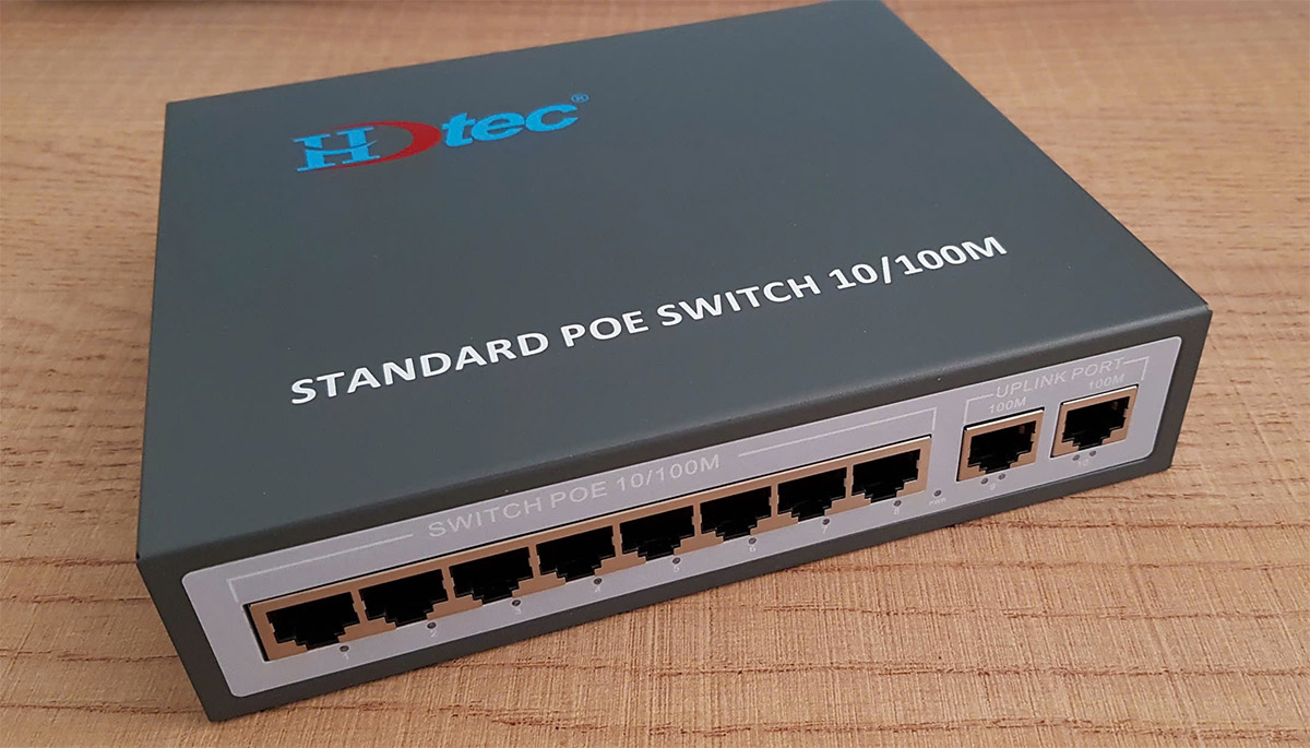 Switch POE 8 Port PoE HDtec
