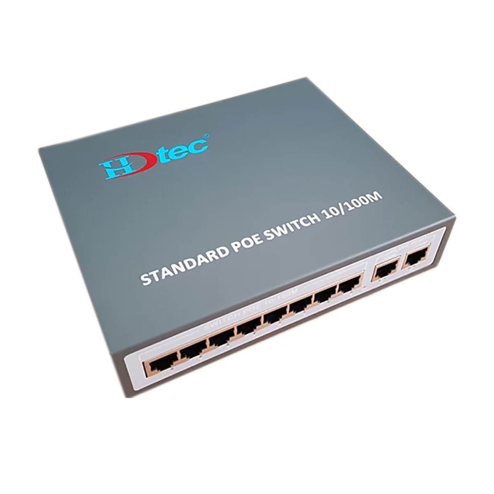 Switch POE HDtec 8 Port PoE