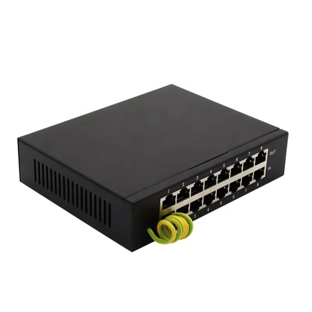 Switch chống sét và bảo vệ 8 cổng RJ45 100M HDtec (4)