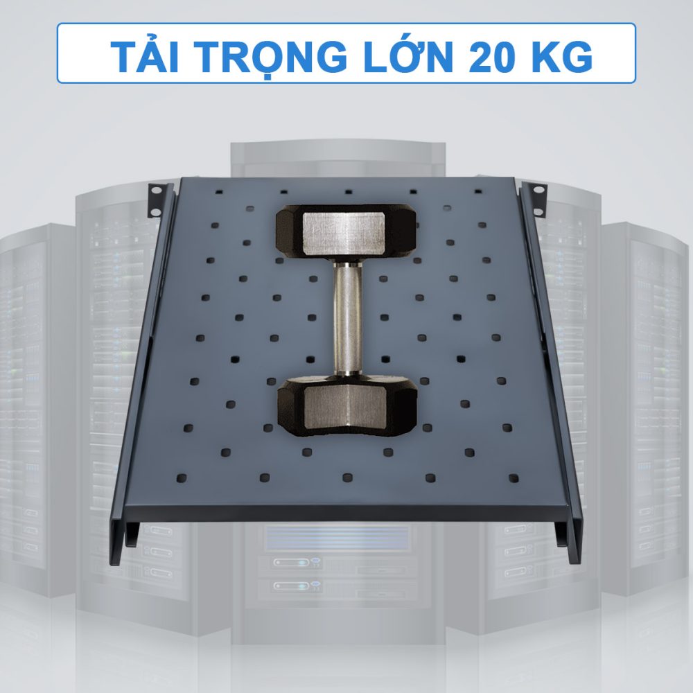 Khả năng chịu tải cao của khay trượt rack 1UD1000