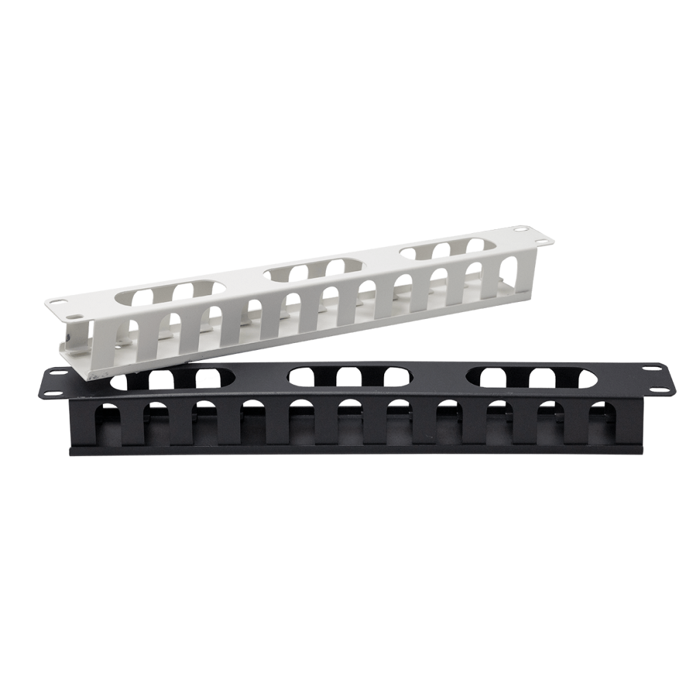 Ảnh chụp chi tiết thanh quản lý cáp Maxtel 1U 24 Slot chuẩn 19inch