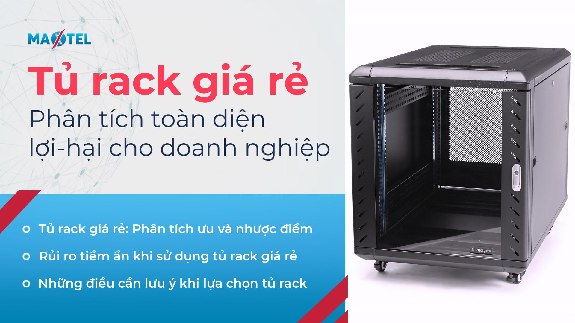 Giá Rack Tủ rack giá rẻ - Phân tích toàn diện lợi hại cho doanh nghiệp