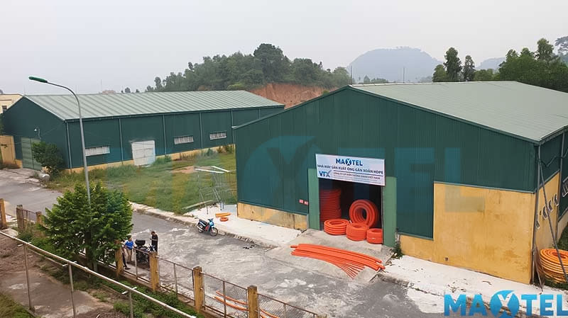 Nha máy sản xuất ống nhựa gân xoắn hdpe