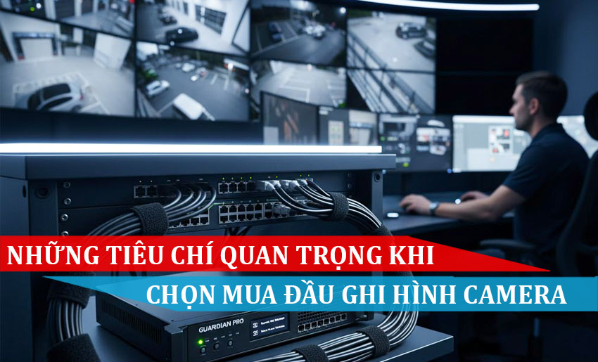Những tiêu chí quan trọng khi chọn mua đầu ghi hình camera