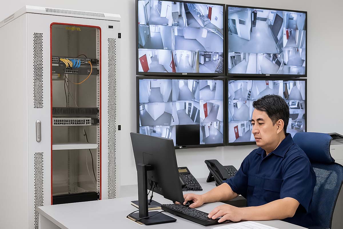vai trò của tủ rack trong hệ thống camera giám sát